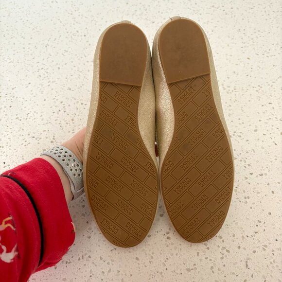 Badgley Mischka - Abella gold leather flats - Picture 12 of 13